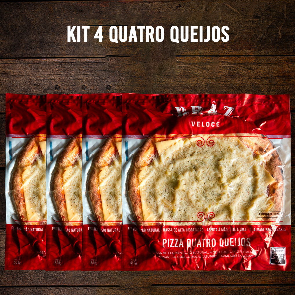 ビセラ 4セット Kit 4 Pizzas Bráz Veloce 4 Queijos