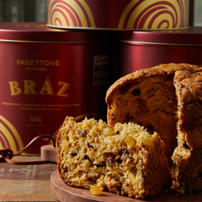 Panettone Bráz Chocolate com Laranja