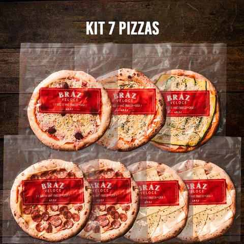 Kit 7 Pizzas Bráz Veloce